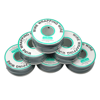 丢石头 24#飞线包 单芯OK线 PCB跳线 电路板连接线 镀锡铜芯连接线 【6轮/盒】黑色 24AWG