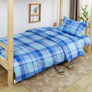 柳伊(liuei) 学生宿舍单人床寝室床上用品3件套大学床单被套枕套被罩