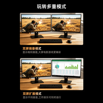 毕亚兹 DVI转VGA连接线 1.8米转接线 DVI-I（24+5）转VGA公对公转换头 台式主机电脑连接显示器投影仪头