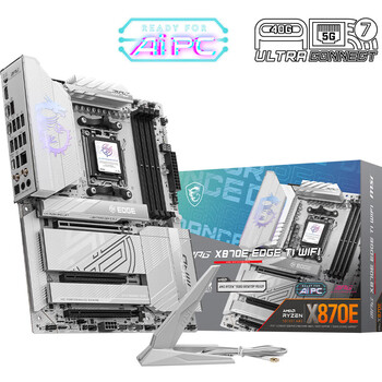 AMD锐龙R9 9950X3D搭微星X870E EDGE TI WIFI刀锋钛 主板CPU套装 板U套装 AMD锐龙R9 9950X3D搭微星X870E EDGE TI WIFI刀锋钛 主板CPU套装 板U套装