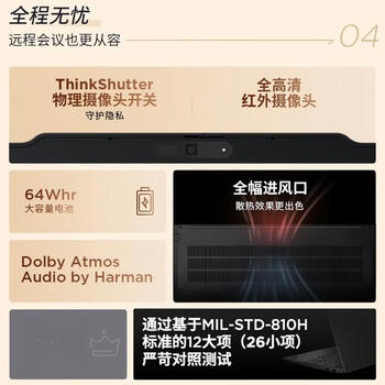 联想ThinkPad E16 16英寸 CAD绘图设计商务办公轻薄笔记本（Ultra7-255H 32G 1TSSD 集成 2.5K）