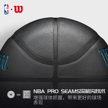 Wilson威尔胜新款NBA FORGE PLUS系列岩石灰室内外通用成人篮球7号篮球