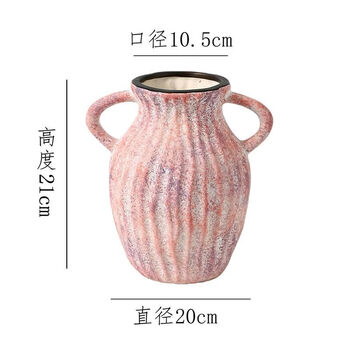 陶瓷器    小瓷瓶 粉彩大肚瓶- 京东