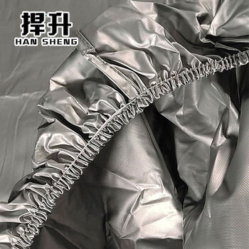 捍升台球桌罩 防水罩室外盖布桌球台罩子乒乓球台罩雨罩布  银色 九尺