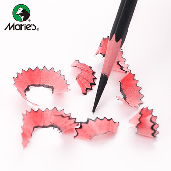 马利(Marie's)14B亚光铅笔12支装 素描绘画绘图考试六角木杆炭笔铅笔 学生初学者考试画画专用C7104 速写 马克笔绘画