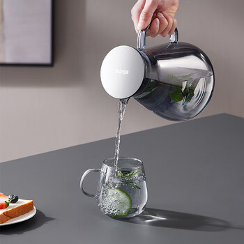 苏泊尔（SUPOR）耐热玻璃杯水杯子茶杯饮料杯牛奶杯果汁杯380ml*2支KCG38BD10