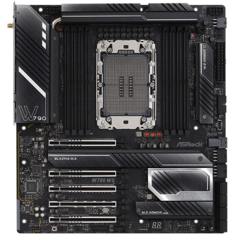 华擎（ASRock）W790 WS 主板内存DDR5 支持CPU 至强W-3400系列（ Intel W790/LGA4677）