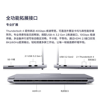 联想ThinkBook16p 2026款 3D建模设计师商用办公笔记本(U7-251HX 32G 1TSSD RTX5060-8G)2.5K 灰