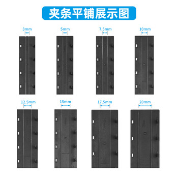 DSB(迪士比)10孔装订夹条 黑色 A4 20mm 装订200页 办公用品标书合同装订打孔机塑料压条 100根/盒 DSB(迪士比)10孔装订夹条 黑色 A4 20mm 装订200页 办公用品标书合同装订打孔机塑料压条 100根/盒