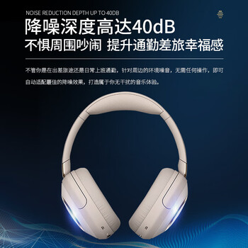 cleer ALPHA头戴式 智能降噪耳机 主动降噪 超长续航 无线蓝牙耳机 适配苹果华为小米 星空蓝
