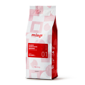 铭氏(Ming's)意式经典咖啡豆454g 精品系列意大利浓缩拼配美式 适用奶咖 铭氏(Ming's)意式经典咖啡豆454g 精品系列意大利浓缩拼配美式 适用奶咖