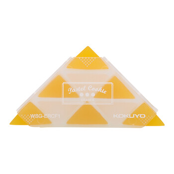 国誉(KOKUYO)角角乐橡皮擦学生高考三角形铅笔橡皮 4盒黄色 WSG-ERCF1Y
