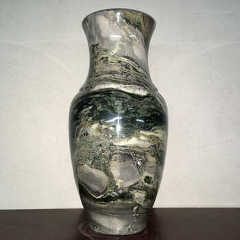 七彩石大花瓶   m102