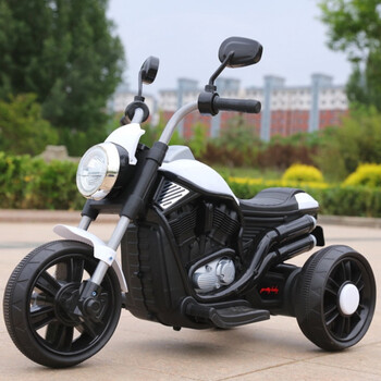 儿童电动车哈雷三轮摩托车1-8岁电动超大号可坐人太子可充电瓶玩具
