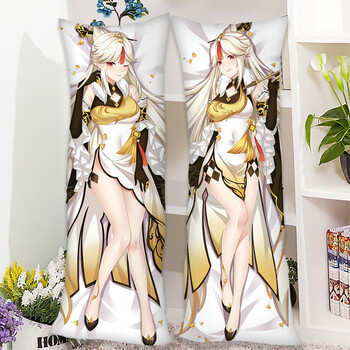 原神同款抱枕原神等身抱枕胡桃刻晴甘雨钟离魈可莉雷电将军长抱枕周边