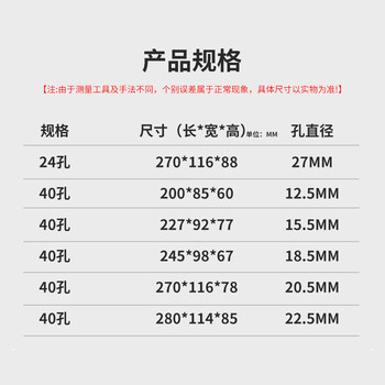 海斯迪克 HKCX-13 铝制试管架 实验室多功能离心管架 试管展示放置架 40孔-孔径20.5mm 