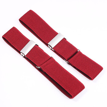 法式衬衣弹性袖环 袖箍袖带臂环男女衬衫调酒师手环臂带袖子装饰 红色