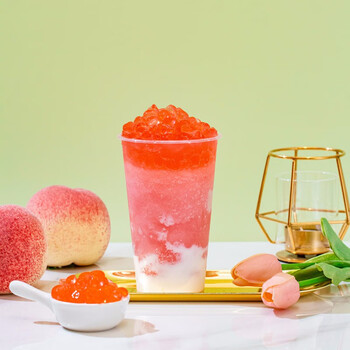 云山半寒天晶球脆波波啵啵原味杨枝甘露奶茶用免煮珍珠开袋即食甜品500g 云山半寒天晶球脆波波啵啵原味杨枝甘露奶茶用免煮珍珠开袋即食甜品500g