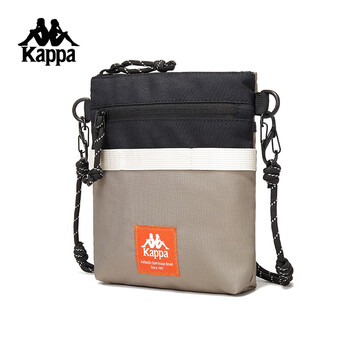 卡帕（Kappa）背靠背单肩包2024新款休闲复古腰包斜跨包K0EY8BD16