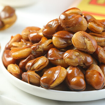 良品铺子_牛肉味兰花豆休闲零食兰花豆即食蚕豆酥脆坚果干果炒货下酒