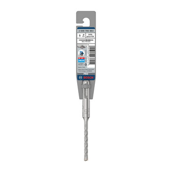 博世（BOSCH）电锤钻头四坑5系圆柄两坑两槽混凝土石工钻头5x50x110mm 1支装
