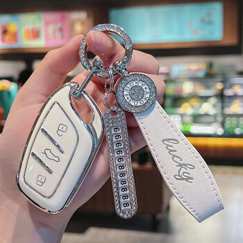 旭杉斯荣威i5钥匙套适用rx5rx5plus/350/i6/360/rx5max/rx3装饰用品