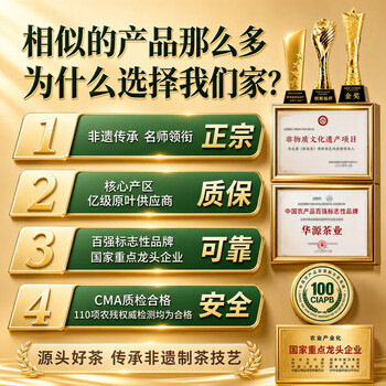 鸿韵清新乌龙茶武夷岩茶大红袍 特级茶叶中秋礼盒装送礼长辈300g
