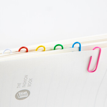 广博(GuangBo)160枚29mm彩色回形针3#彩色金属曲别针1筒装ZD5341