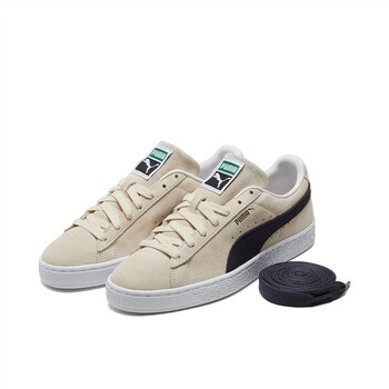 puma彪马新款男女情侣同款经典复古板鞋suedexxi374915米白色夜空蓝