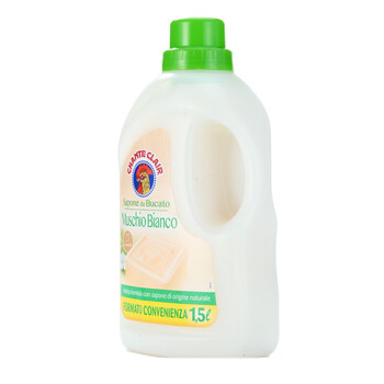大公鸡管家CHANTECLAIR 马赛洗衣液 液态洗衣皂(白苔香) 1500ml 大公鸡管家CHANTECLAIR 马赛洗衣液 液态洗衣皂(白苔香) 1500ml