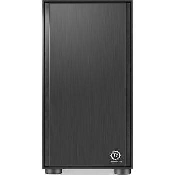 Thermaltake（Tt）启航者F1 黑色静谧降噪版 小机箱水冷电脑主机（支持MATX主板/支持背线/钢板0.6mm/U3）