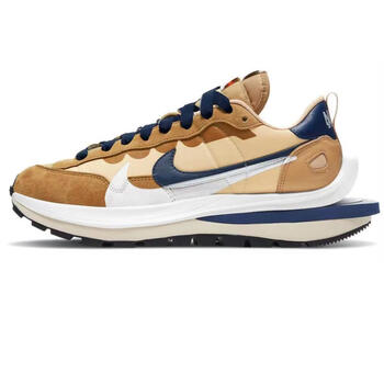 [纯原]华夫sacai3.0周杰伦同款解构双勾卡其紫金男女运动鞋 卡其色 36