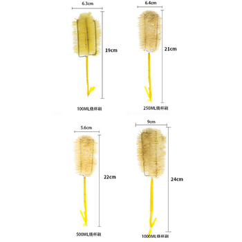 海斯迪克 HKZ-158 容量瓶烧杯刷 试管刷三角烧瓶刷 猪毛刷滴管刷 250ML烧杯刷(5把) 海斯迪克 HKZ-158 容量瓶烧杯刷 试管刷三角烧瓶刷 猪毛刷滴管刷 250ML烧杯刷(5把)