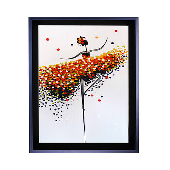 创意儿童相框挂墙照片像框十字绣框架钻石画装裱框 时尚黑 大4k 60*40