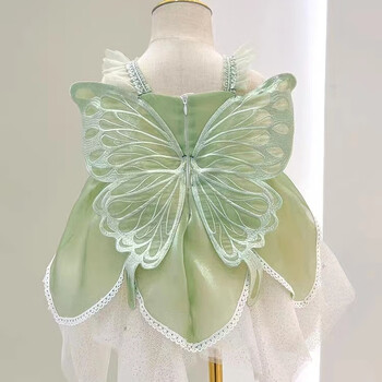 史努比女童连衣裙夏季儿童裙子洛丽塔礼服吊带超仙精灵公主裙仙女周岁