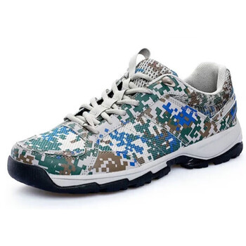 京峋体能军训鞋o7a迷彩鞋男作训鞋耐磨3537解放鞋消防作 07a迷彩鞋