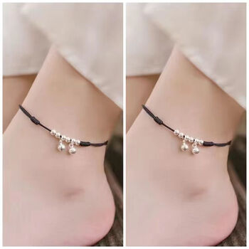 铃铛脚链【黑绳 黑绳】