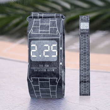 梦多福 纸质手表 抖音同款黑科技纸手表男女生日礼物撕不烂新概念纸质