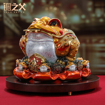 招财铜金蟾摆件品牌及商品- 京东