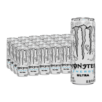 可口可乐 Monster 魔爪 无糖白爪 维生素能量 运动饮料 330ml*24罐 整箱装78.00元