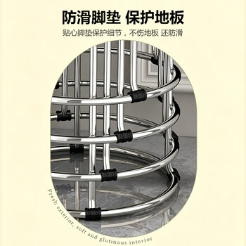 华恺之星凳子 家用简约铁艺餐椅 加厚钢筋板凳餐凳高凳圆凳子HK5129电镀灰 华恺之星凳子 家用简约铁艺餐椅 加厚钢筋板凳餐凳高凳圆凳子HK5129电镀灰