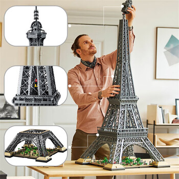 难度巨大型埃菲尔铁塔成人积木男女朋友生日礼物埃菲尔铁塔10001颗粒