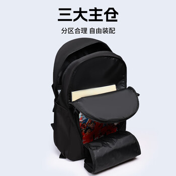 李宁双肩包背包男士旅行出差大容量初高中学生书包运动户外徒步登山包