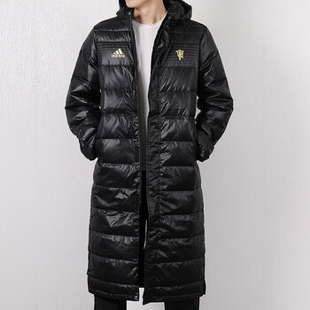 adidas阿迪达斯男装2018冬季新款外套运动服长款连帽保暖羽绒服dt7920