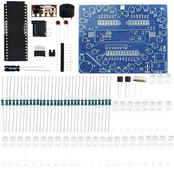 伍陆电子 音乐七彩炫光爱心灯套件单片机心形灯电子制作DIY散件TJ-56-156 套件 伍陆电子 音乐七彩炫光爱心灯套件单片机心形灯电子制作DIY散件TJ-56-156 套件