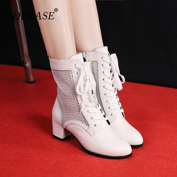 杜卡西(dekase) 真皮软底广场舞鞋女秋冬季加绒保暖舞蹈鞋女防滑缓震