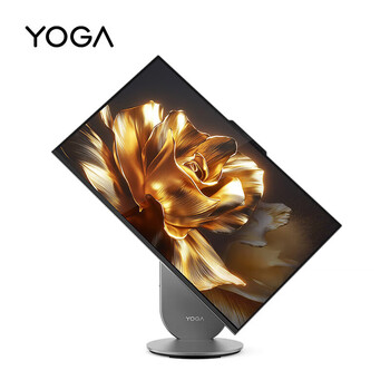 联想YOGA27 一体机电脑 可旋转27英寸电脑主 标配U5-225H 32G 1T固态 集成显卡 AI元启 120Hz高刷