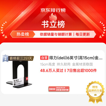 得力(deli)6英寸(高15cm)金属铁桌面书立置物架书收纳桌上书架 办公书靠2片 办公学习用品 黑色 得力(deli)6英寸(高15cm)金属铁桌面书立置物架书收纳桌上书架 办公书靠2片 办公学习用品 黑色