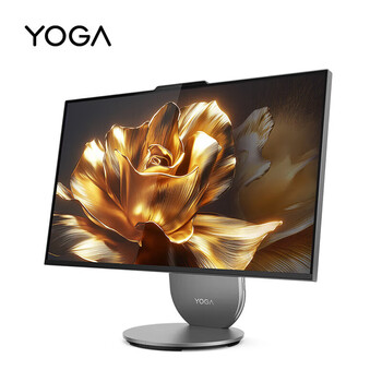 联想YOGA27 一体机电脑 可旋转27英寸电脑主 标配U5-225H 32G 1T固态 集成显卡 AI元启 120Hz高刷