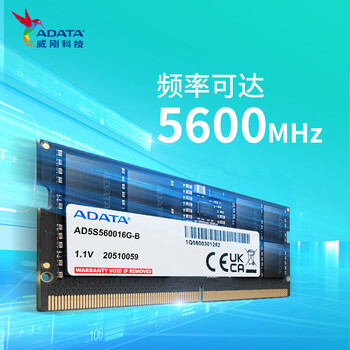 威刚（ADATA）8GB DDR5 5600 笔记本内存 万紫千红